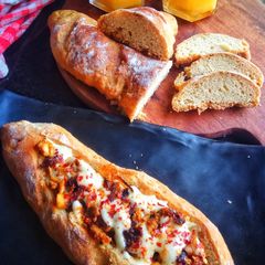 A picture of Stuffed French Baugettes.