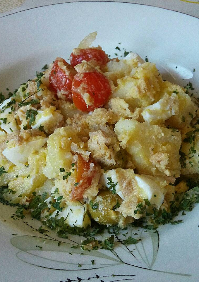 Una foto de Ensaladilla de verano (con patata cocida)
