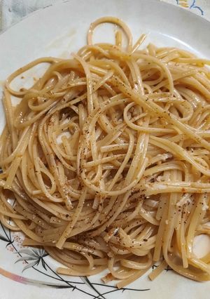 Una foto de Fideos al olio