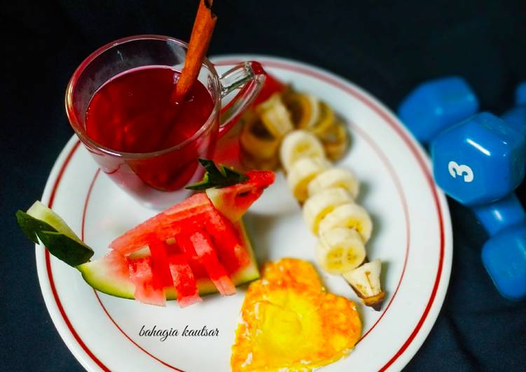 Resep Sepilur (semangka pisang telur) silaturahmi 🥰, Lezat