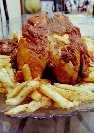 A picture of Lahori Charga.