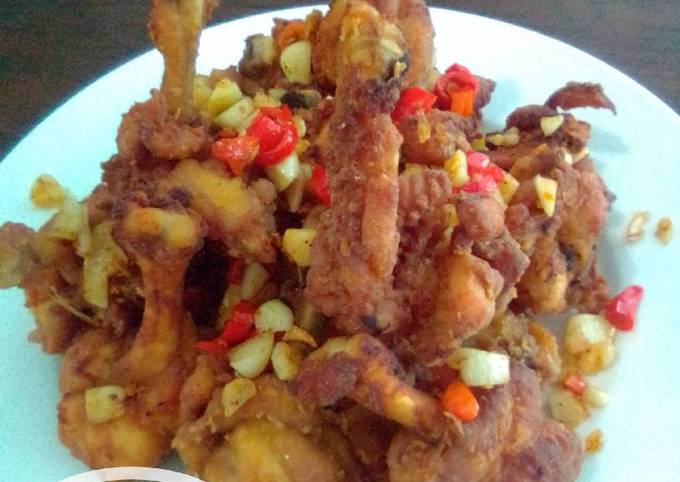 Ayam Pentul Cabe Bawang foto resep utama