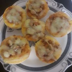 A picture of Mini Pizza/ cup pizza😋.