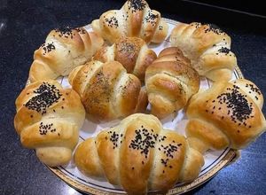 صورة لوصفة كرواسون بالشوكولاتة
