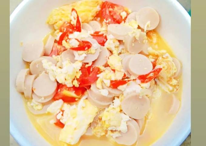 Resep Sayur Sosis Telur Simple Oleh Sucimaulina Eddysmoon Cookpad