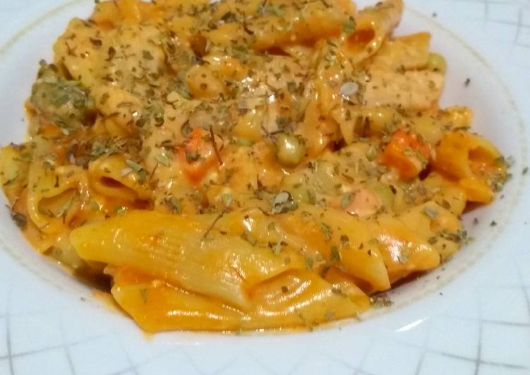 ^ Macarrão cremoso na pressão - Gozhowgos