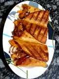 Cheesy chicken tortillas