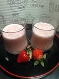 Batido de Fresas con leche!!