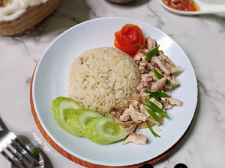 Langkah Gampang Membikin Resep Nasi ayam hainan yang  Bikin Ketagihan Anti Ribet, Lezat Sekali