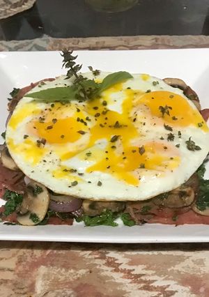 A picture of Leftovers breakfast.