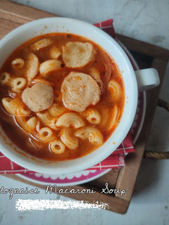 Foto resep Bolognaise Macaroni Soup
