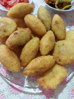 صورة لوصفة كبة رز مع بطاطا