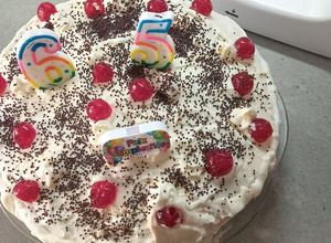 Una foto de Torta de cumpleaños