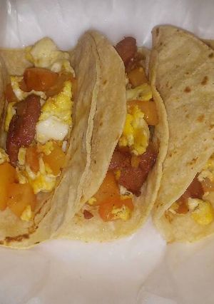 A picture of Breakfast Tacos.