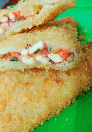 Foto resep Roti Goreng Korned Veggie