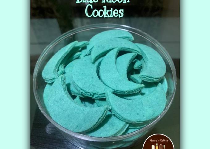 Blue Moon Cookies (no mixer,no oven,takaran sendok)