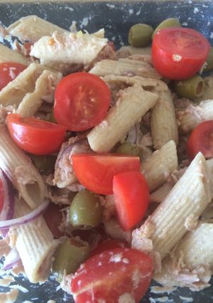 🐟 Tonhalas tésztasaláta 🐟 recept fotója
