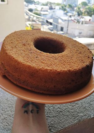 Una foto de Torta de naranja 🍊 sin huevo