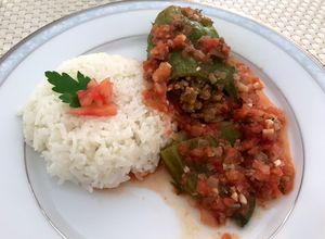 Una foto de Caigua rellena !! 😋