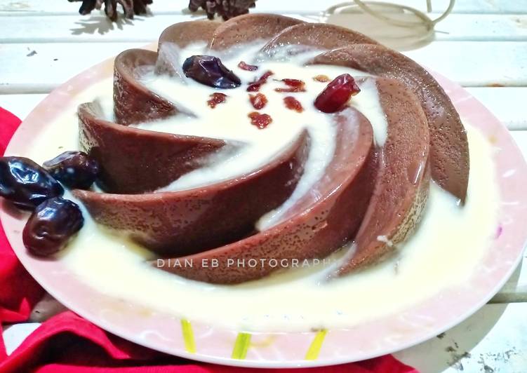 Puding Kurma Coklat Vla Vanilla