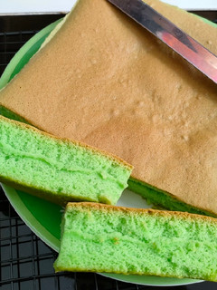 Foto resep Ogura Pandan (Cake)