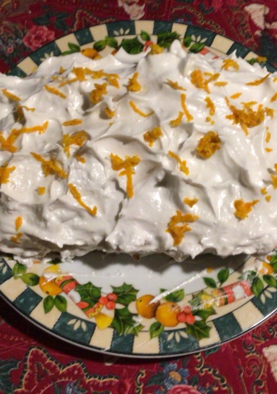 Una foto de Torta de naranja