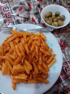 عکسی از دستور ماکارونی ساده