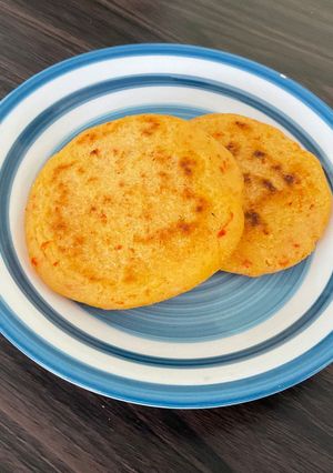 Una foto de Arepas de pimentón