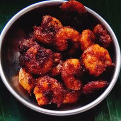 A picture of Prawn fry.