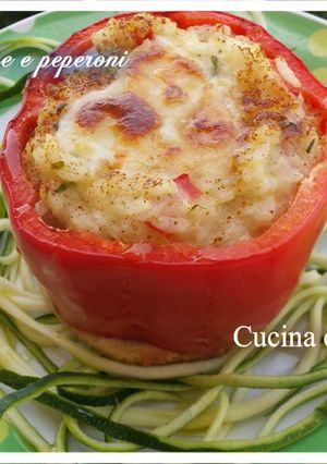 Foto di Risotto, zucchine e peperoni