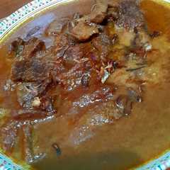 A picture of Terik daging sapi ala kondangan.