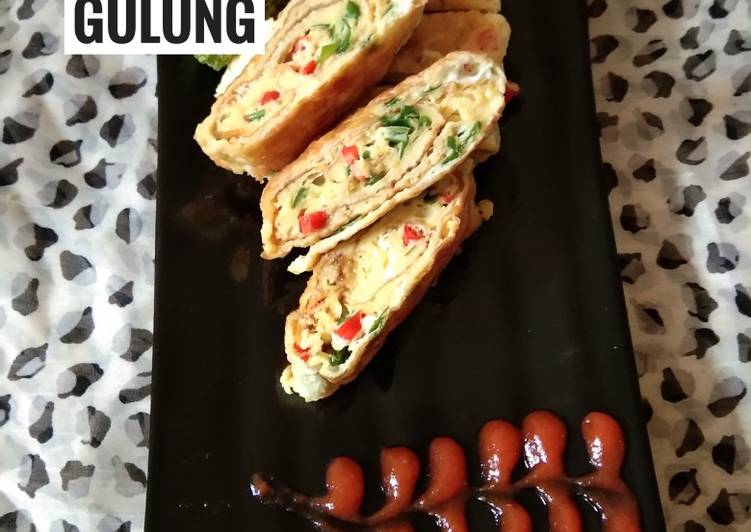 Telur dadar gulung/roll