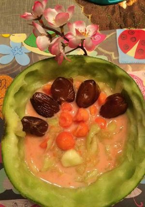 Foto resep Es buah kurma
