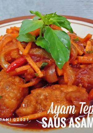 Foto resep Ayam Tepung Saus Asam Pedas