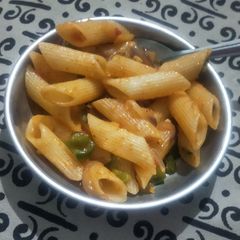 A picture of Saucy creamy pasta.
