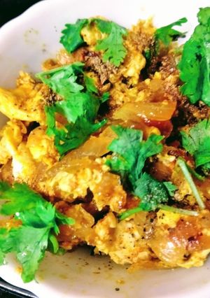 A picture of Egg Bhurji.
