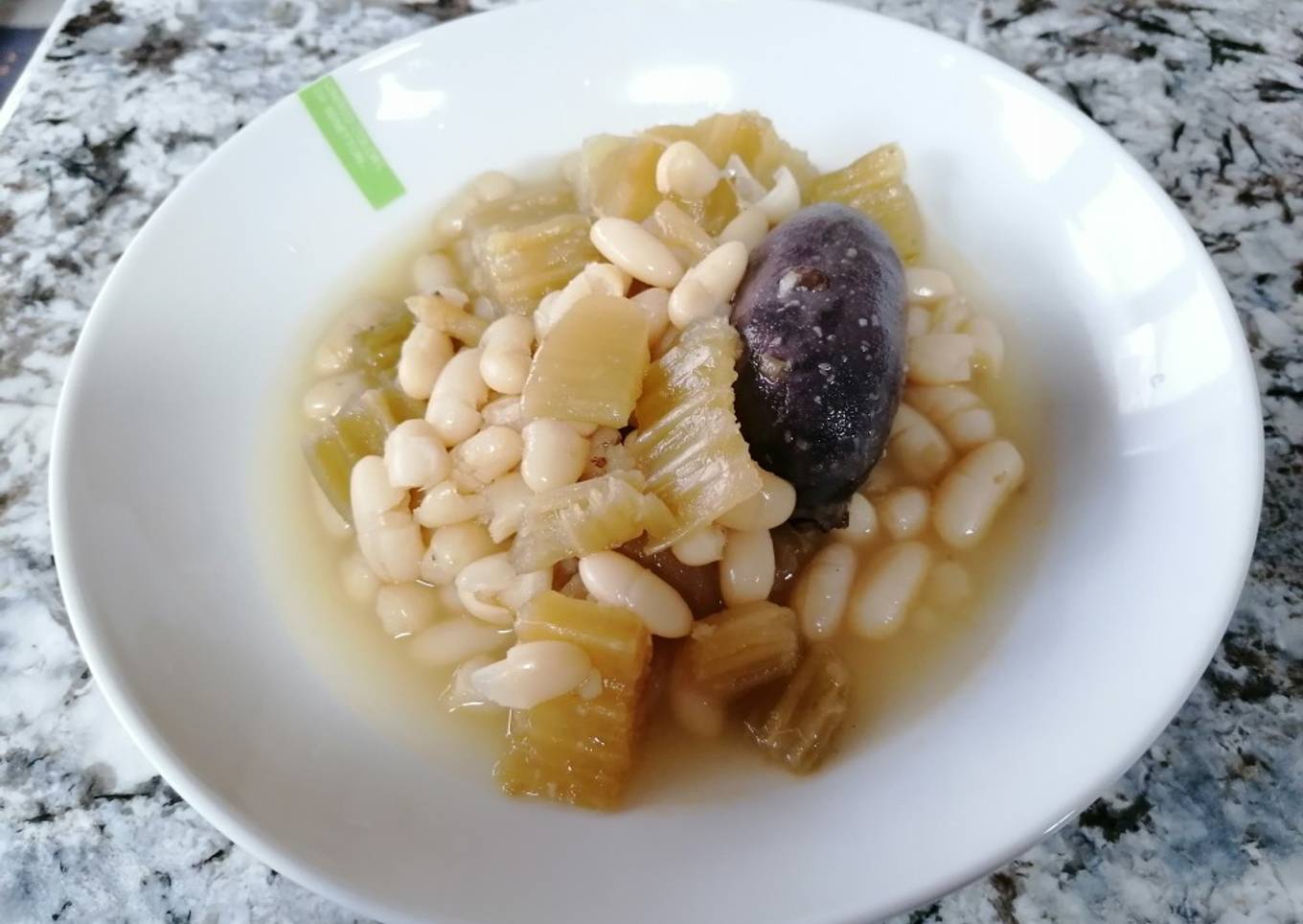 Guisado de hojas de Tobarra