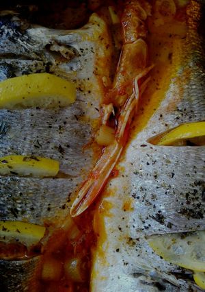 Una foto de Dorada al horno