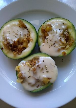 Una foto de Zapallitos rellenos