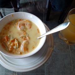 A picture of Coconut shrimp soup.