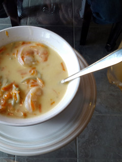 A picture of Coconut shrimp soup.