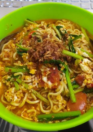 Foto resep 04. Mie kuah pedas 🍜 by Dapur bu Dinda