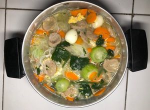 Foto resep Sayur oyong bihun