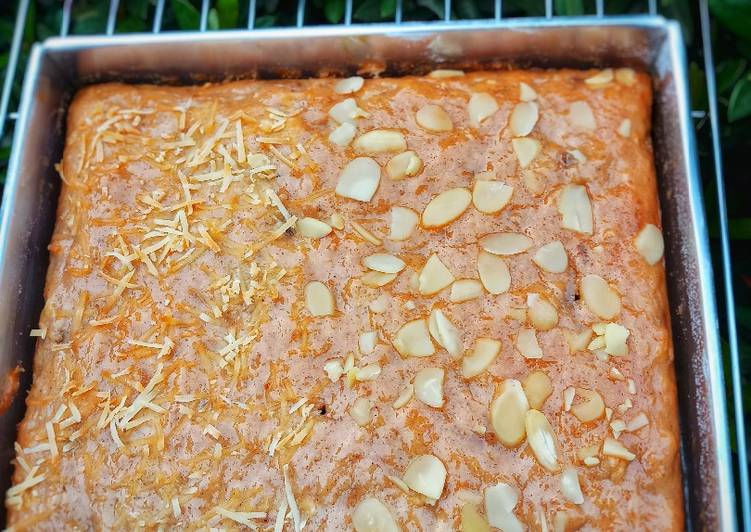 Cara Buat Eggless Banana Cake Menu Enak