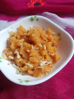 A picture of Moong Dal Halwa.
