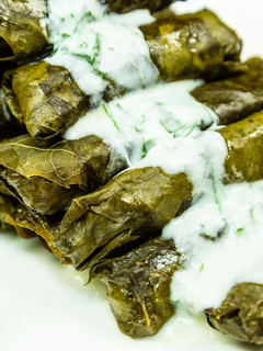 A picture of Stuffed beef in grape leaves (Armenian Dolma Recipe).