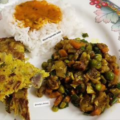 A picture of Mixed Vegetable Sabji.