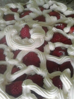 Una foto de Torta de frutillas
