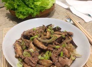 Foto resep Oseng2 sapi slice shitake