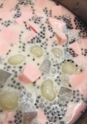 Foto resep Longan susu selasih